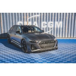 Накладки сплиттеры на пороги на Audi RS6 C8 / RS7 C8